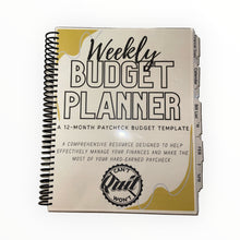 Load image into Gallery viewer, Paycheck Budget Planner - 12 month Undated Budget Template