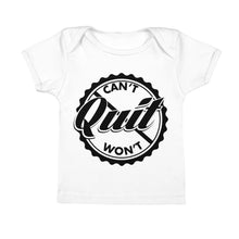 Load image into Gallery viewer, Infant Can't Quit Won't Quit Logo Tee