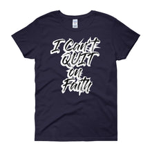 Load image into Gallery viewer, I Can't Quit on Faith short sleeve T-shirt -Graffiti - Unisex