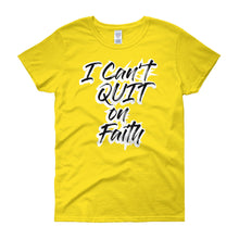 Load image into Gallery viewer, I Can't Quit on Faith short sleeve T-shirt -Graffiti - Unisex