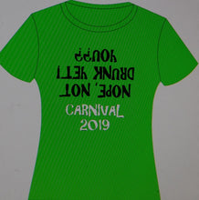 Load image into Gallery viewer, 2019 USVI Carnival Drunk Tee
