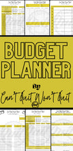 Load image into Gallery viewer, Paycheck Budget Planner - 12 month Undated Budget Template
