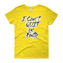Load image into Gallery viewer, I Can&#39;t Quit on Faith short sleeve T-shirt -Graffiti - Unisex
